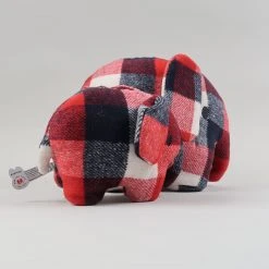 Miffy Red and Blue Checked Elephant – Small