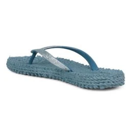 Ilse Jacobsen Lichen Blue Cheerful Glitter Flip Flops