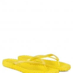 Ilse Jacobsen Cheerful Glitter Flip Flops Yellow