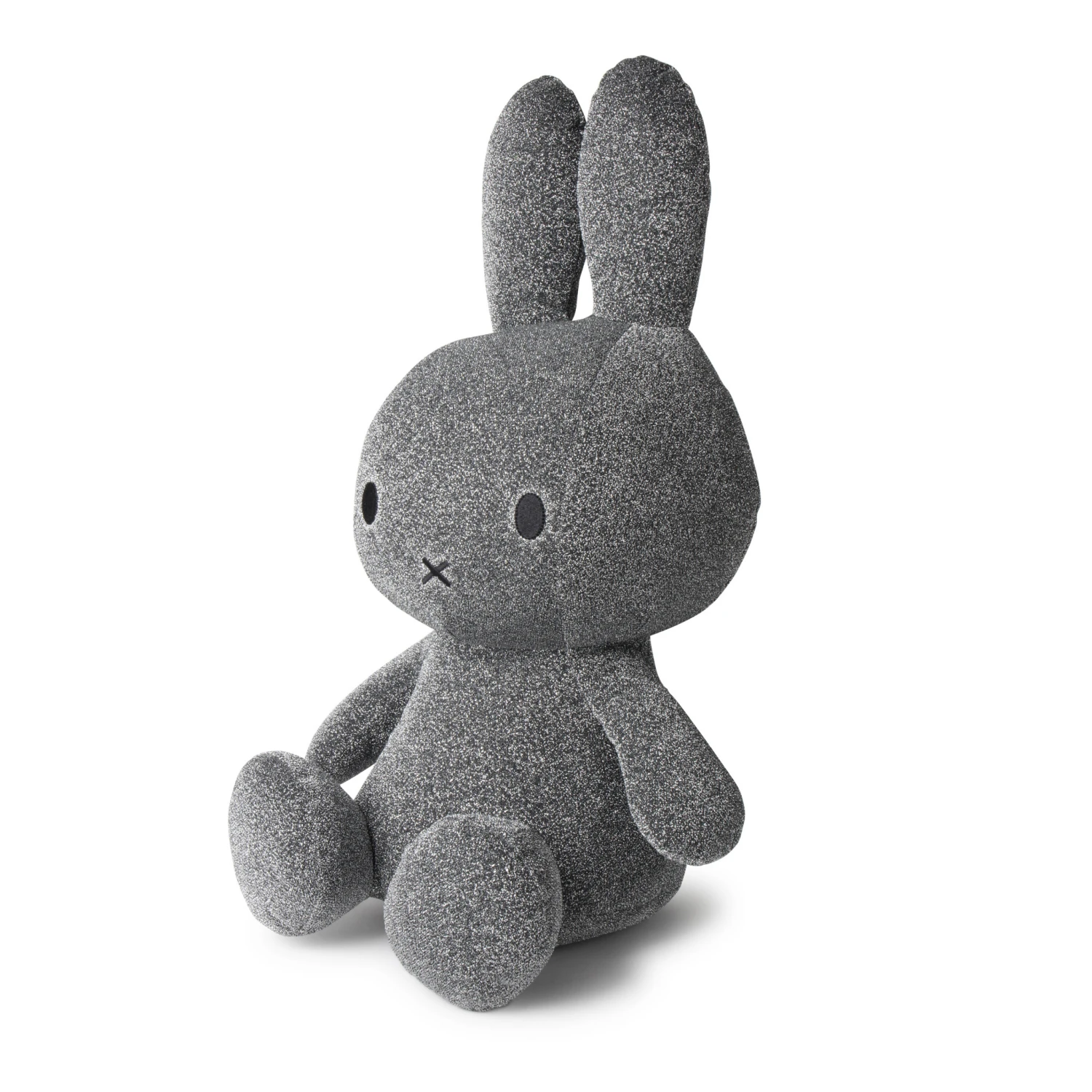 Miffy Miffy Sitting Sparkle Silver - 50 cm Limited Edition Miffy Miffy Sitting Sparkle Silver - 50 cm Limited Edition