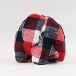 Miffy Red and Blue Checked Elephant – Large