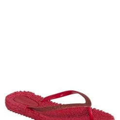 Ilse Jacobsen Deep Red Cheerful Glitter Flip Flops Slipper 9 Ilse Jacobsen Deep Red Cheerful Glitter Flip Flops Slipper