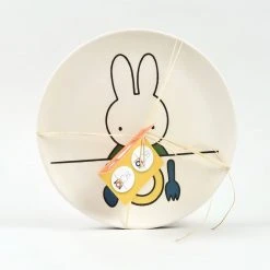 Miffy Miffy - Set of 4 Bamboo Plates - Food