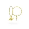 Miffy Miffy 18ct Gold Vermeil Tulip Hoop Earrings 1 Miffy Miffy 18ct Gold Vermeil Tulip Hoop Earrings