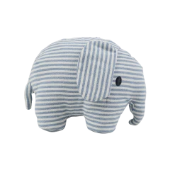 Miffy Denim Stripe Elephant Toy