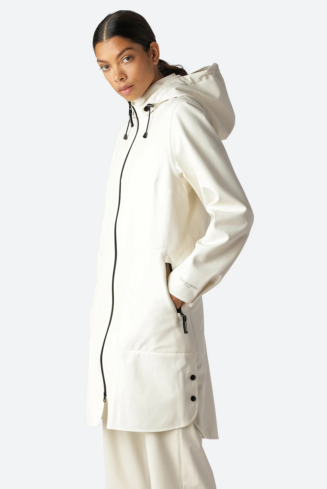 Ilse Jacobsen RAIN128 Raincoat - White Sugar Ilse Jacobsen RAIN128 Raincoat - White Sugar
